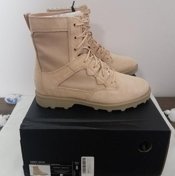 Sorel Caribou OTM WP boot tan 8 NWT - Picture 4 of 10